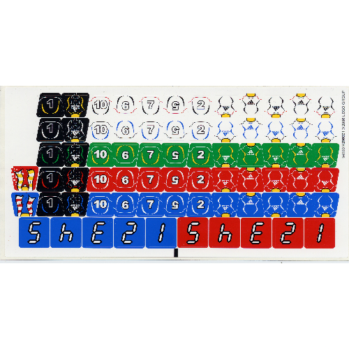 Sticker Sheet 1 for Set 3569-1 [No Color/Any Color]