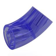 Brick Round 2 × 2 D. Tube with 45° Elbow and Axle Holes (Crossholes) at Each End [LONG] Trans-Purple