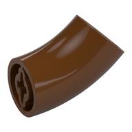 Brick Round 2 × 2 D. Tube with 45° Elbow and Axle Holes (Crossholes) at Each End [LONG]