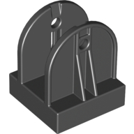 Duplo Winch Drum Holder 2 × 2 × 3 Schwarz
