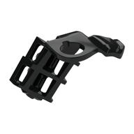 Minifig Neckwear Armor Shoulder Pad Single with Scabbard for 2 Katanas, Wedge Black