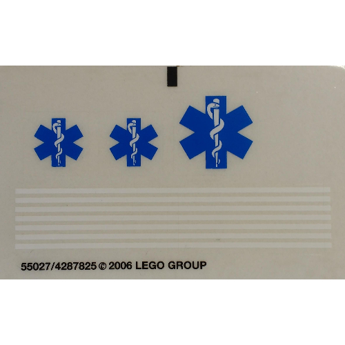 Sticker Sheet for Set 7890-1 [No Color/Any Color]