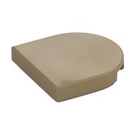 Tile Round 2 × 2 Half Circle Dunkelbeige