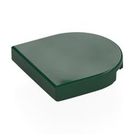 Tile Round 2 × 2 Half Circle Dark Green