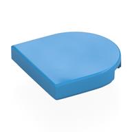 Tile Round 2 × 2 Half Circle Dark Azure