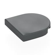 Tile Round 2 × 2 Half Circle Dark Bluish Gray
