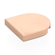 Tile Round 2 × 2 Half Circle Hellnougat