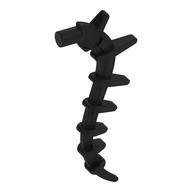 Plant / Creature Body Part, Vine / Tail / Tentacle / Bionicle Spine, Spiky Schwarz
