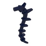 Plant / Creature Body Part, Vine / Tail / Tentacle / Bionicle Spine, Spiky Dark Blue