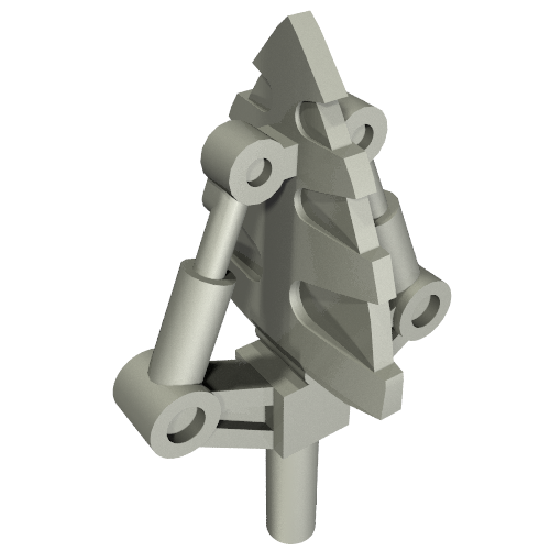 Weapon Axe Head (Piraka Vezok) Pearl Light Gray
