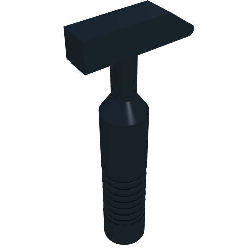 Tool Hammer Cross Pein [6-Rib Handle] Black