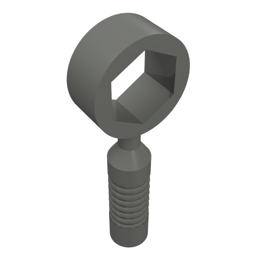 Tool Wrench / Spanner, Box [6-Rib Handle] Dunkelblaugrau