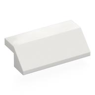 Brick Sloped 45° 2 × 4 with 2/3 Inverted Cutout and no Studs Weiß
