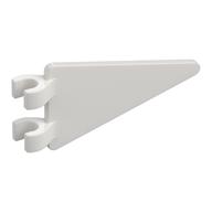 Flag 2 × 4 Triangle White