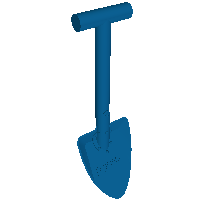 Equipment Shovel [Fabuland] Blau