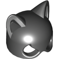 Mask with Cat Ears (Catwoman) Black