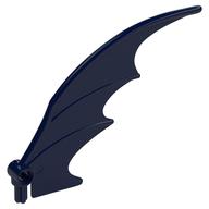 Creature Body Part, Dragon Wing 8 × 10 [Plain] Dunkelblau