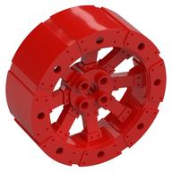 Wheel Wagon Viking with 12 Holes [7 Studs Diameter] Rot