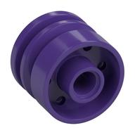 Wheel 18 × 14 with Pin Hole, Fake Bolts and Shallow Spokes Dark Purple