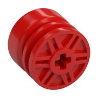 Wheel 18mm x 14mm with Axle Hole, Fake Bolts and Shallow Spokes Rot