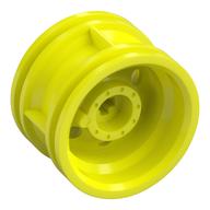 Wheel 30.4 × 20 without Pinholes, with Reinforced Rim Leuchtgelb