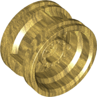 Wheel 30.4 × 20 without Pinholes, with Reinforced Rim Perlgold