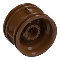 Wheel 30.4 × 20 without Pinholes, with Reinforced Rim Rotbraun
