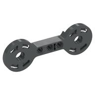 Technic Rotation Joint Disk Double with Pin Hole and 3L Beam Thick Dark Bluish Gray