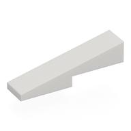 Brick Sloped 1 × 4 with 1 × 2 Cutout White