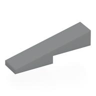 Brick Sloped 1 × 4 with 1 × 2 Cutout Light Bluish Gray