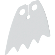 Neckwear Cape, Scalloped 5 Points [Traditional Starched Fabric] White