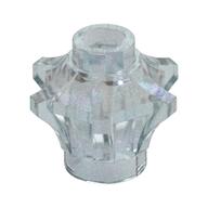 Weapon Mace with Spikes Opal Trans-Clear