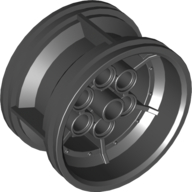 Wheel 43.2 × 26 Technic Racing Small with 6 Pinholes