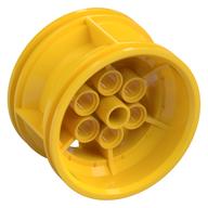 Wheel 43.2 × 26 Technic Racing Small with 6 Pinholes Gelb
