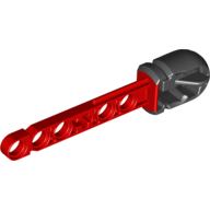 Projectile, Technic Competition Arrow, Liftarm Shaft with Hollow Black Rubber End Rot