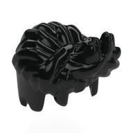 Hair Short with Standing Spike in Front Black