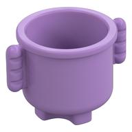 Duplo Kettle with Ribbed Handles 2 × 2 × 1.5 Mittellavendel