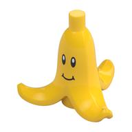 Plant, Banana Peel, Long with Face print in Yellow