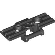 Technic Link Tread Wide with Two Pin Holes Black