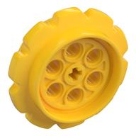 Technic Tread Sprocket Wheel Large 10 Tooth Yellow