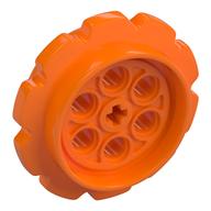 Technic Tread Sprocket Wheel Large 10 Tooth Orange