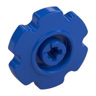 Technic Tread Sprocket Wheel Small 6 Tooth Blue