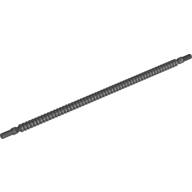Flexible Ribbed Hose 8mm Ends 19L Schwarz