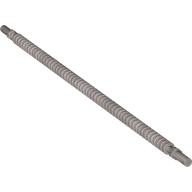 Flexible Ribbed Hose 8mm Ends 19L Pearl Light Gray