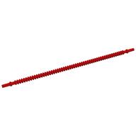 Flexible Ribbed Hose 8mm Ends 19L Red