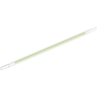 Flexible Ribbed Hose 8mm Ends 19L with Lime Green Centre Pattern