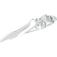 Large Figure Foot, Long, Pointed Barraki Pridak White