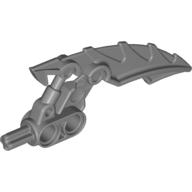 Large Figure Weapon Blade, Mahri Matoran Flat Silver