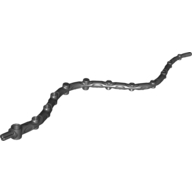 Large Figure Weapon Whip, Barraki Kalmah Tentacle Black