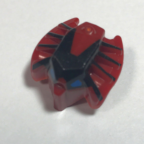 Minifig Head Special, Toa Mahri Jaller Dunkelrot